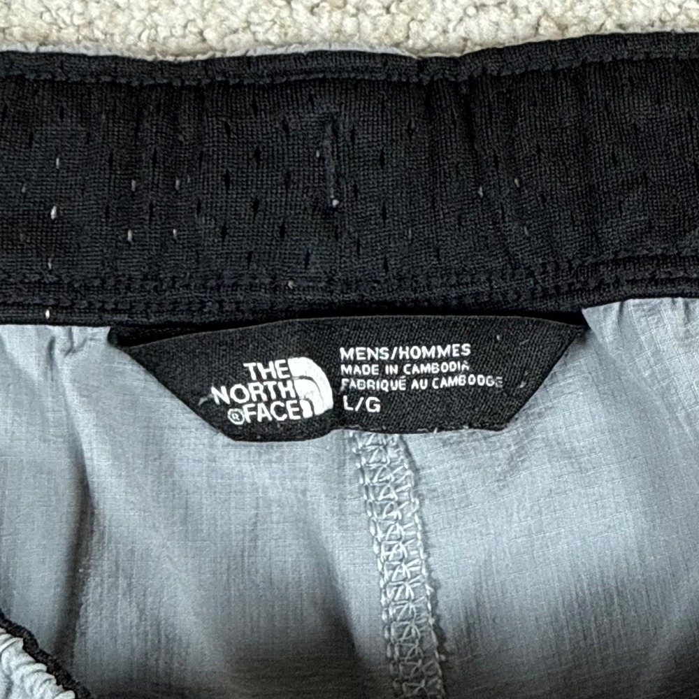 The North Face Men Large Bardenas 11" Gray FlashDry Summit Stretch Hiking Shorts - Picture 4 of 8